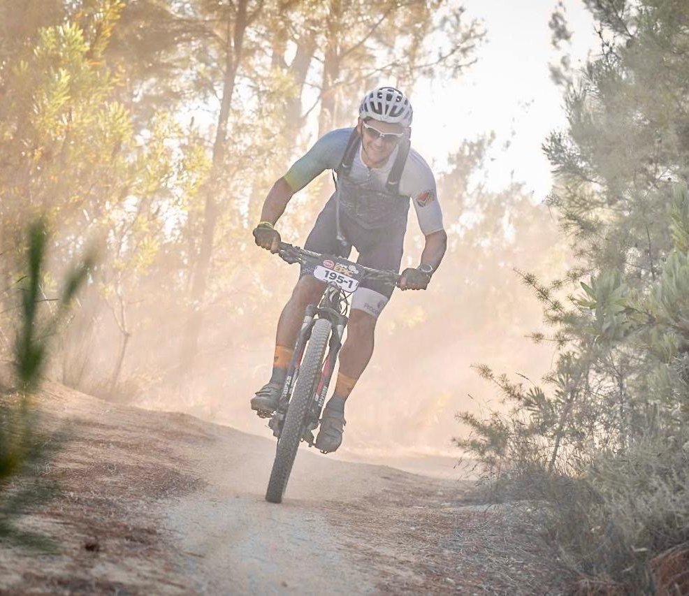 Renier Louwrens riding the Cape Epic